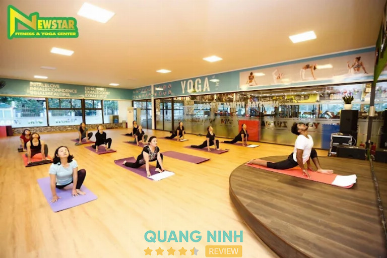 Khu vực tập tại Newstar Fitness & Yoga Center